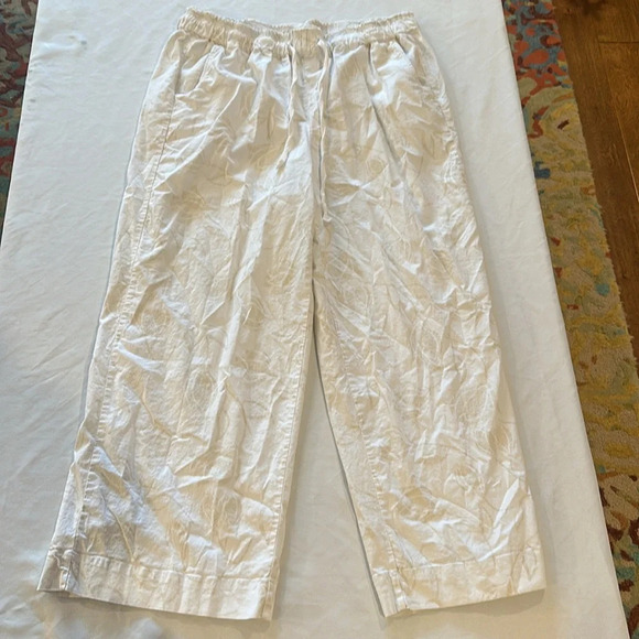 Lane Bryant Floral Print Soft Wide Leg Pant pull on pants size 18 EUC - Picture 3 of 5